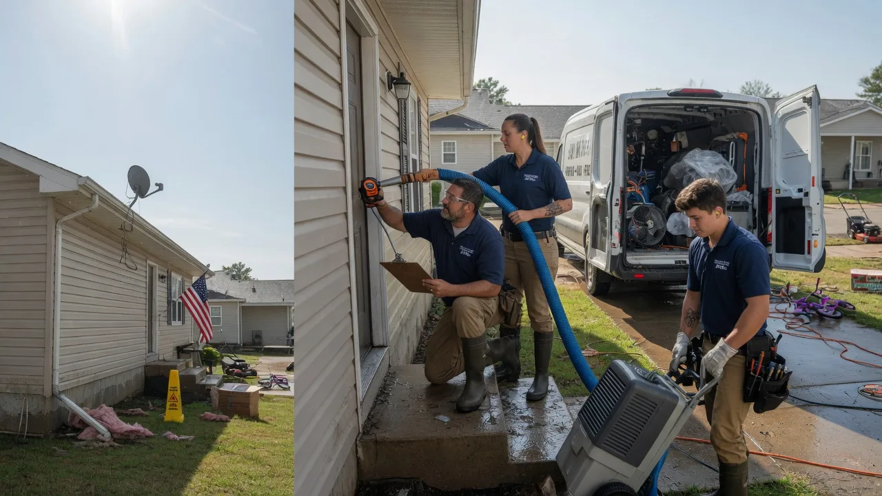 Ceiling Water Damage Restoration in Lagro, IN near me